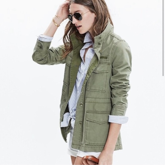 Madewell Passage Surplus Military Jacket - Size XS - Picture 10 of 10